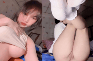 Nàng xinh ngực lớn nằm kiểu làm tình nghiêng – QuatVn