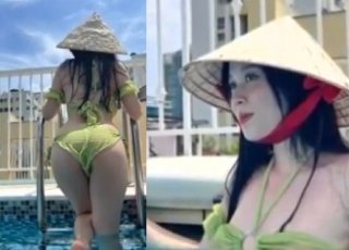 Cao Thanh Tuyền đói mút cu bên hồ bơi – Rphang